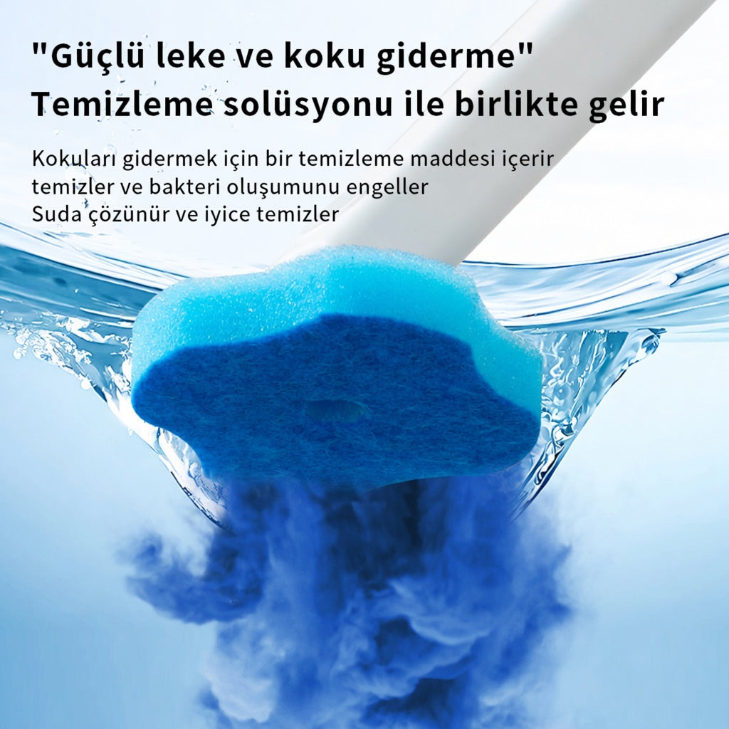 Aromis Hijyenik Tuvalet Fırçası +10 yedek başlık hediye